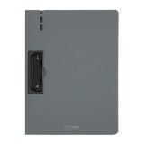 Clipboard Strigo Vertical A4 cu Clip Metalic si Suport Stilou, Gri