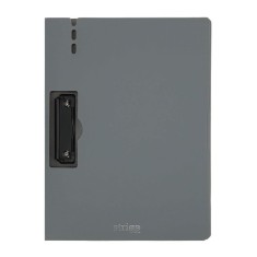 Clipboard Strigo Vertical A4 cu Clip Metalic si Suport Stilou, Gri