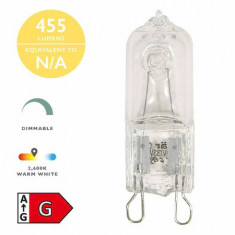 Sursa de iluminat (Pack of 3) Halogen G9 Light Bulb (Lamp) 33W 455LM