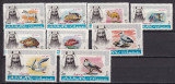 Ajman 1965 fauna MI 63-71 MNH, Nestampilat