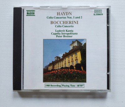 CD - Haydn, Boccherini &amp;ndash; Cello Concertos Nos. 1 And 2 / Cello Concerto foto