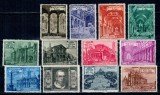 Vatican 1949 - Bazilici, biserici, arhitectura, serie neuzata