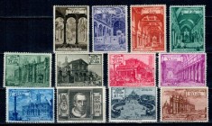 Vatican 1949 - Bazilici, biserici, arhitectura, serie neuzata