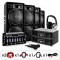 Electronic-Star Bass First Pro, DJ PA set, 2 x amplificator, 4 x difuzor, mixer, 4 x 500 W