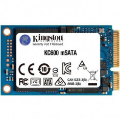 Ssd kingston 256gb ssd kc600 msata r/w speed: 550mbs/500mbs foto