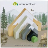 Pasaj de munte, din lemn premium - Mountain Pass Stack - 5 piese - Tender Leaf Toys