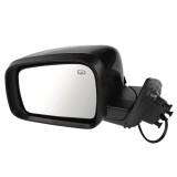 Oglinda usa exterioara Dodge Durango, 202013, montare stanga, reglaj electric; carcasa neagra, grunduit; cu incalzire; sticla plana; sticla crom; 10