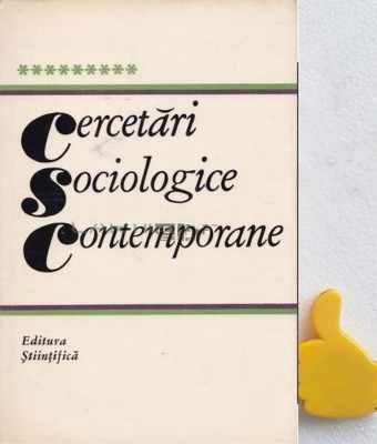 Cercetari sociologice contemporane Miron Constantinescu foto