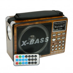 Radio MP3 portabil Waxiba XB-1022U, lanterna incorporata foto