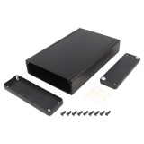 Carcasă aluminiu neagră 103x160x30mm