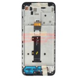 Display LCD Touchscreen cu Rama Motorola Moto G20 Negru Original Service Pack