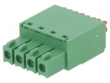 Regletă de Conexiuni Deconectabilă 3,5mm 4 Piste Dreaptă