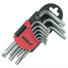 Chei torx scurte t10-t50 set 9buc., crv foto