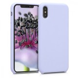 Husa pentru Apple iPhone X / iPhone XS, Silicon, Mov, 42495.139, Carcasa, Kwmobile