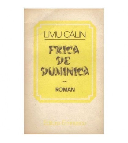 Liviu Calin - Frica de duminica - 124221