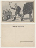 1913 ROMANIA ilustrata caricatura Regele Carol I il bate la fund cu nuiaua pe Țarul Bulgariei