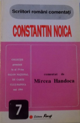 CONSTANTIN NOICA comentat de MIRCEA HANDOCA, 1994 foto