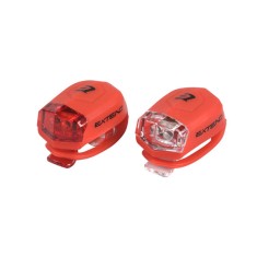 Set Flash cu Baterii Extend FROGGIES (silicone) Rosu foto