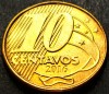 Moneda 10 CENTAVOS - BRAZILIA, anul 2016 * cod 5219 = A.UNC, America Centrala si de Sud