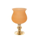 Vaza din sticla Orange Gold 18 cm x 30 cm
