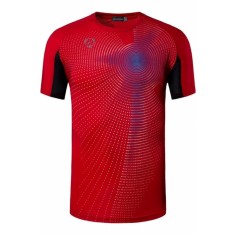 Tricou Sport Baieti Quick Dry, Maneci Scurte, Ideal pentru Golf, Tenis, Fitness, Alergare, Rosu si Albastru, S (US) Albastru 84 CM