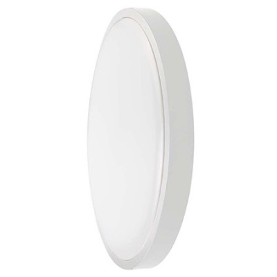 Plafoniera 24w ip44 4000k alb neutru - alb foto