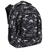Ghiozdan ergonomic de copii pentru scoala, BackUP, 4 compartimente, model Dinozauri PLB4R114