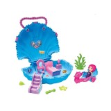 Papusa sirena si accesorii scoica dormitor, Multicolor, ATU-084238, Plastic, Oem