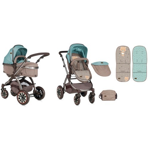 Carucior 2 in 1 Aurora 2018 Beige & Green Bear Carucior 2 in 1 Aurora 2018 Beige & Green Bear
