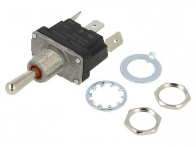 Comutator Basculant 3 Pozitii ON-OFF-ON 16A 250V IP68 foto