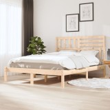 Cumpara ieftin Gossi cadru de pat fara saltea, 120x190 cm, lemn masiv pin