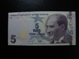TURCIA 5 LIRE UNC