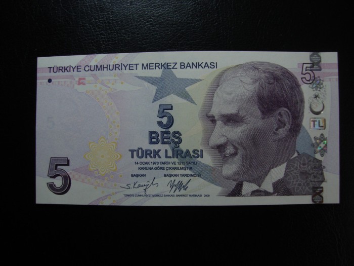 TURCIA 5 LIRE UNC