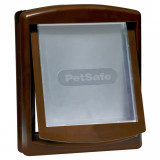 PetSafe Ușă pentru animale companie 2 căi 755 medie maro 26,7x22,8cm