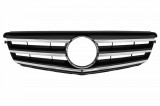 Grila Centrala Mercedes C-Class W204 S204 Limousine Station Wagon (2007-2014) Sport Negru Lucios Performance AutoTuning