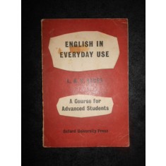L. G. V. ALVES - ENGLISH IN EVERYDAY USE. A COURSE FOR ADVANCED STUDENTS