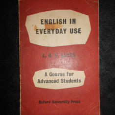 L. G. V. ALVES - ENGLISH IN EVERYDAY USE. A COURSE FOR ADVANCED STUDENTS