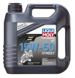 Ulei Motor 4T LIQUI MOLY Street 15W50 4l, API SL JASO MA-2 Semi-synthetic