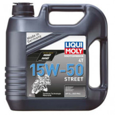 Ulei Motor 4T LIQUI MOLY Street 15W50 4l, API SL JASO MA-2 Semi-synthetic