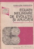 Ecuatii neliniare de evolutie si aplicatii