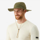Pălărie ANTI-UV Trekking MT500 Kaki Bărbați, Forclaz
