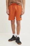 The North Face pantaloni scurti Nuptse Regular barbati, culoarea portocaliu, NF0A8C1J6D21