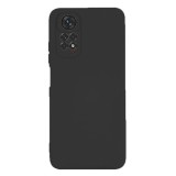 Husa Silicon Silk Touch compatibila cu Xiaomi Redmi Note 11 Pro 5G, interior catifea, Negru