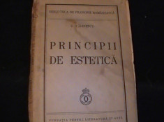 PRINCIPII DE ESTETICA- GEORGE CALINESCU-126 PG- foto