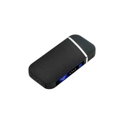 Bricheta electrica Edman PX3 antivant, incarcare USB, finisaj mat, Negru foto