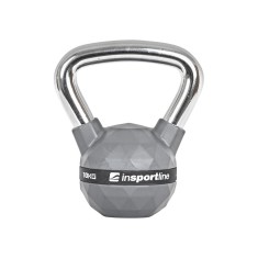 Gantera Kettlebell cauciucata inSPORTline PU 10 kg foto