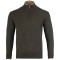 Jack Pyke Ashcombe Pulover 100% l&acirc;nă de miel cu fermoar, culoare oliv, mărimea XL