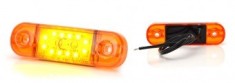Lampa gabarit ovala Slim cu 12 LED -Galben W97.3 714