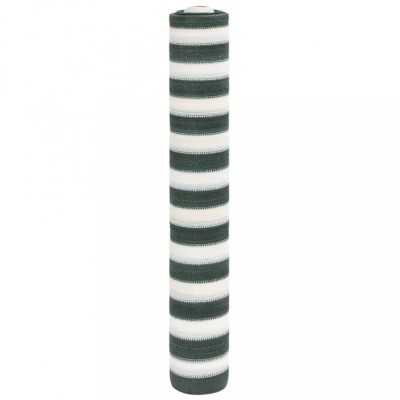 Plasă protecție intimitate, verde/alb, 1,2x25 m, HDPE, 75 g/m&amp;sup2; foto