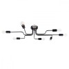 Candelabru VECTOR 8 negru, Sollux Lighting